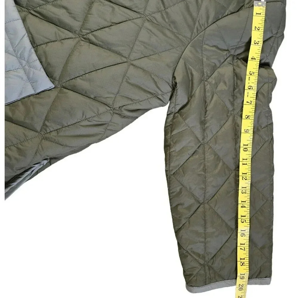 UGG Olive Amelea Reversible Quilt Oversized Jacket Long Sleeves Size M Women's - Picture 8 of 16